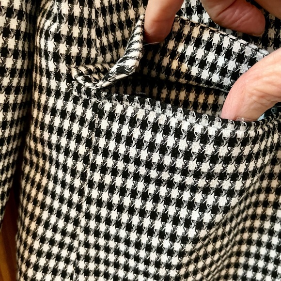 SO Women's Houndstooth Blazer Size L - Picture 3 of 11